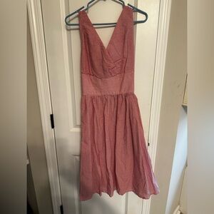 BNWT Modcloth Red and White Striped Maxi Dress